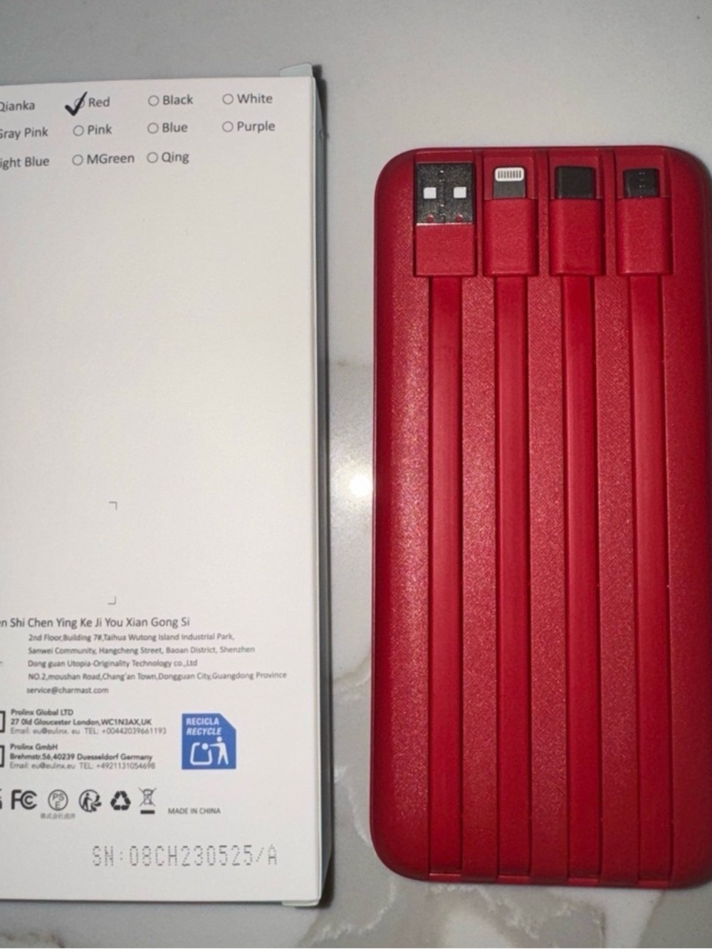 New Portable Power Bank Charmast W1148 - Picture 2 of 2